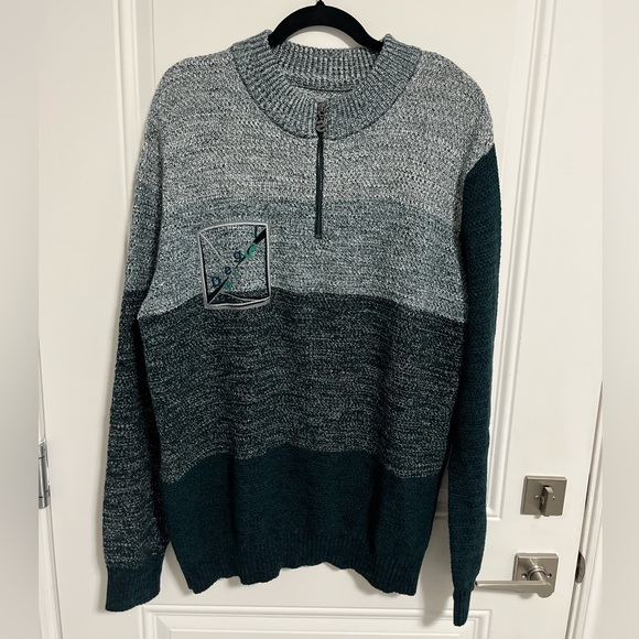 Desigual Men’s Quarter Zip Cotton Sweater - Size XXL - Picture 1 of 8